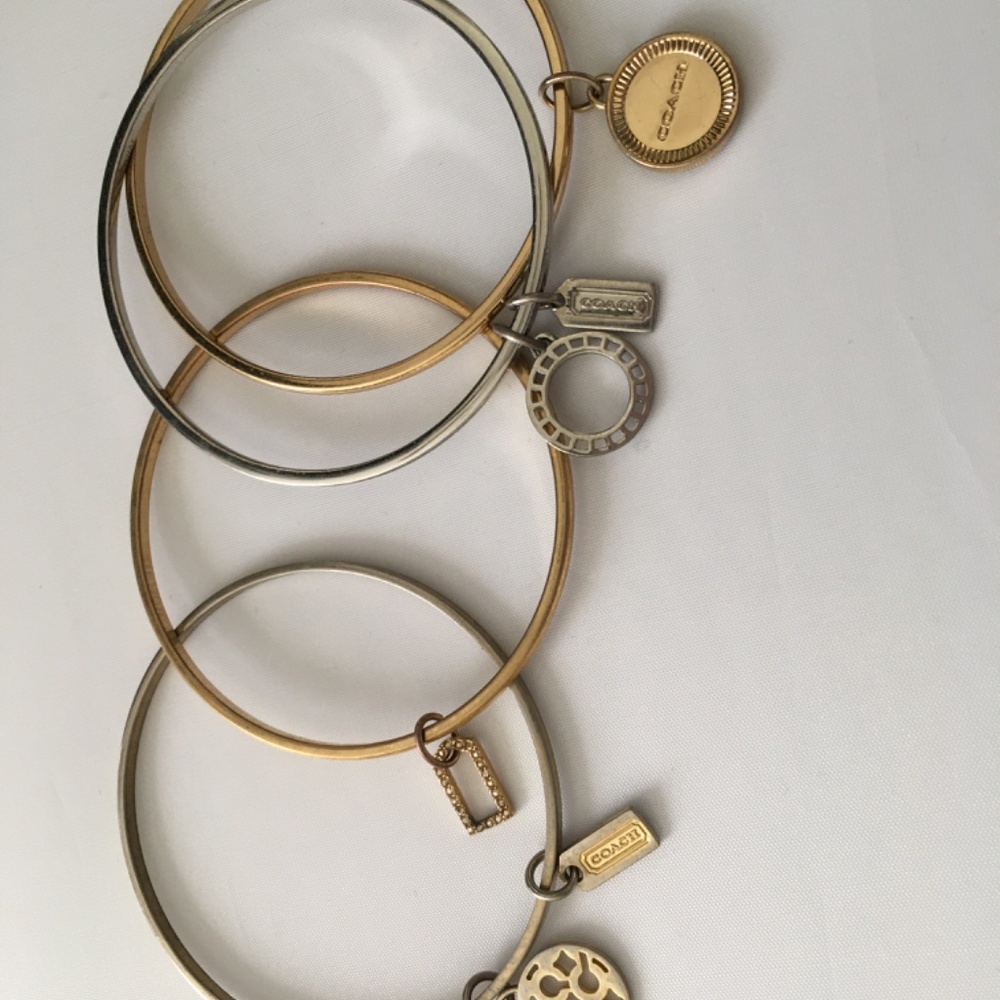 Coach Charm Bangle Bracelets - image 2